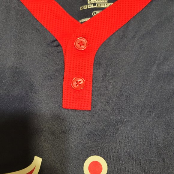 MAJESTIC MENS MINNESOTA TWINS COOLBASE JERSEY-SIZE LARGE - Picture 9 of 12